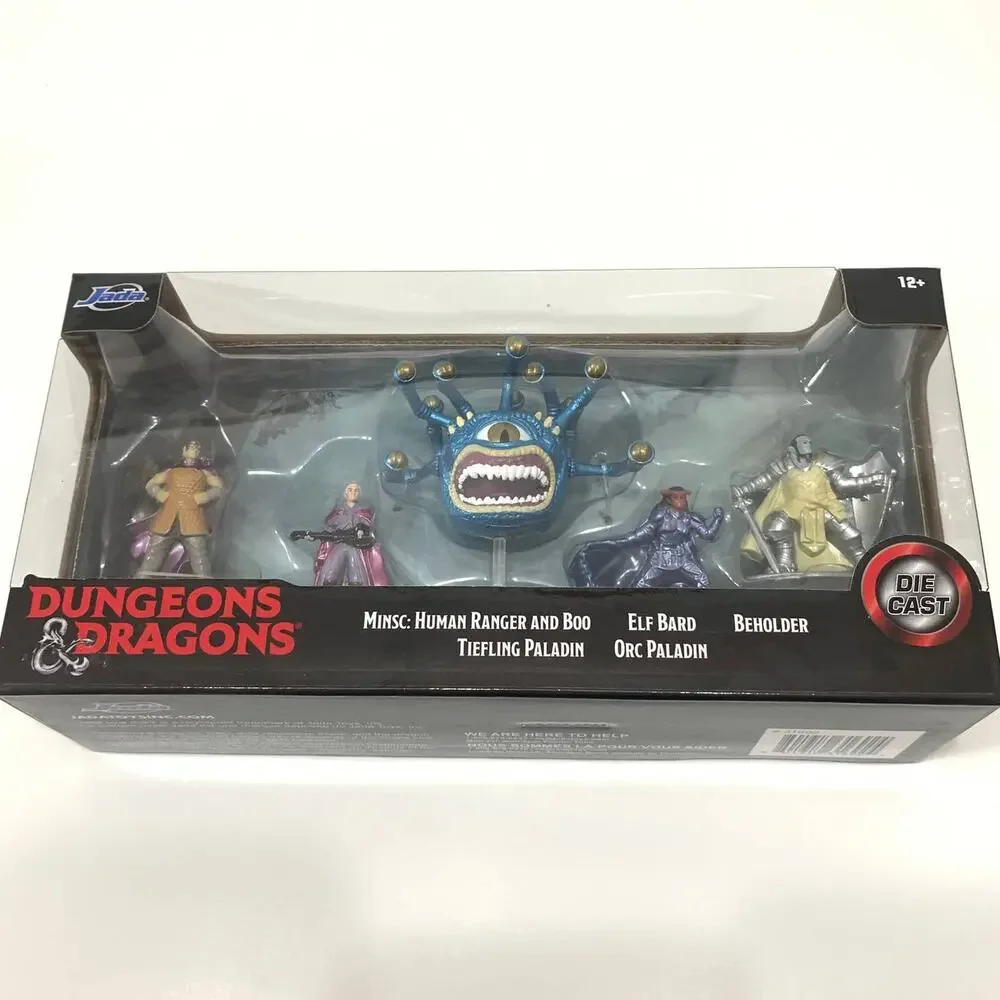 Dungeons & Dragons Jada Toys Nano METALFIGS Medium 5 Pack Die-Cast Collectible